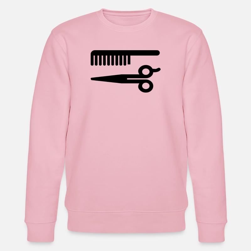coiffeur - Sweat bio CHANGER Stanley/Stella Unisexe - rose pâle