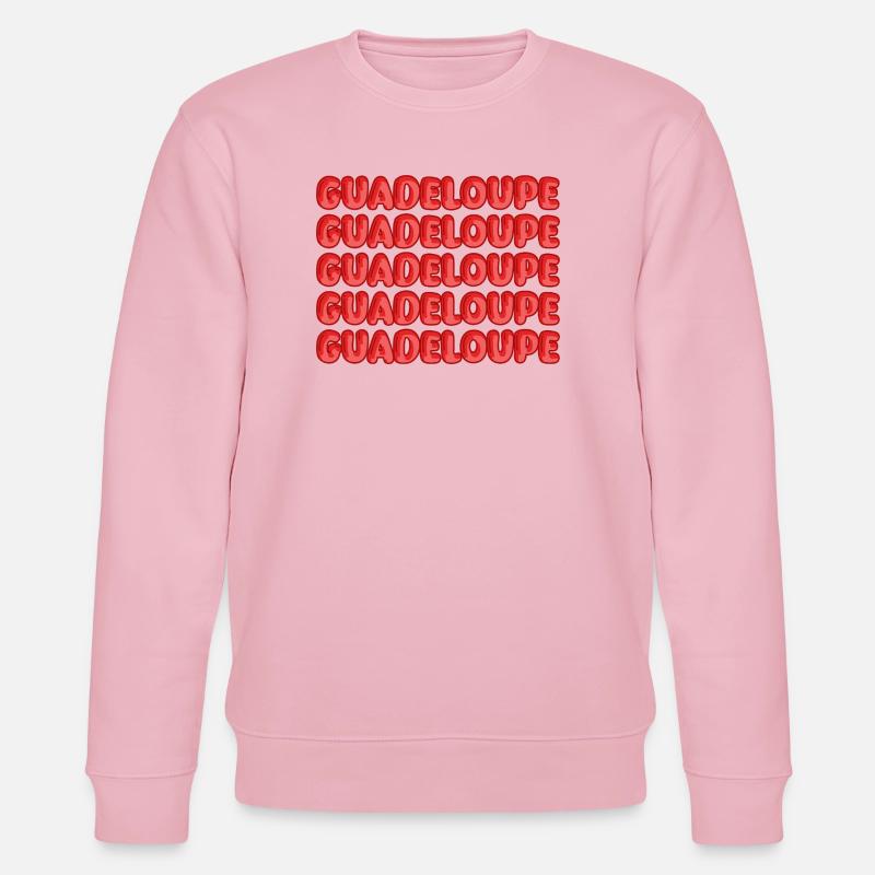 Guadeloupe - Stanley/Stella Unisex Bio-Sweatshirt CHANGER  - Hellrosa