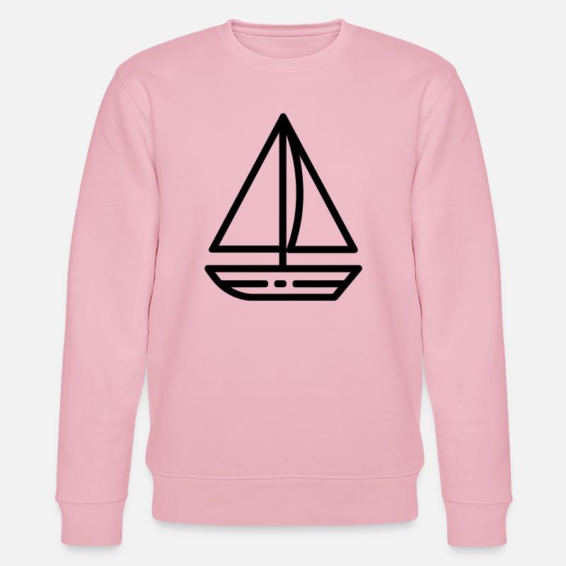 voilier - Sweat bio CHANGER Stanley/Stella Unisexe - rose pâle