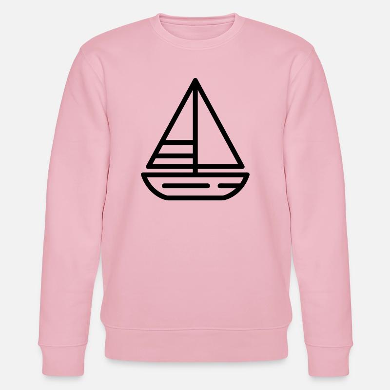 sailing ship - Stanley/Stella CHANGER Unisex Organic Sweatshirt - cotton pink