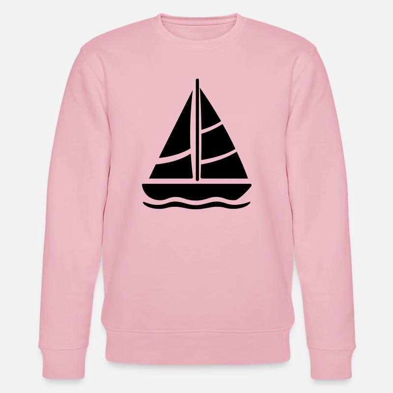 voilier - Sweat bio CHANGER Stanley/Stella Unisexe - rose pâle