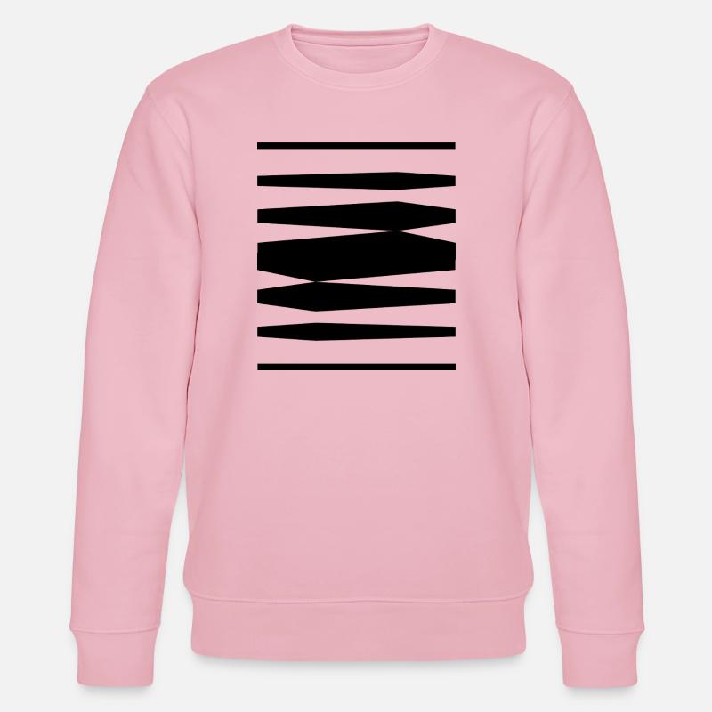Conception des lignes audacieuses - Sweat bio CHANGER Stanley/Stella Unisexe - rose pâle