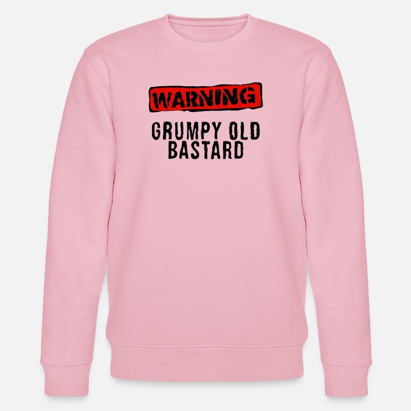 Warnung Stempel Rot - Stanley/Stella Unisex Bio-Sweatshirt CHANGER  - Hellrosa