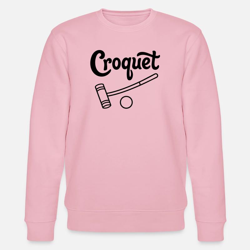 Croquet - Sweat bio CHANGER Stanley/Stella Unisexe - rose pâle