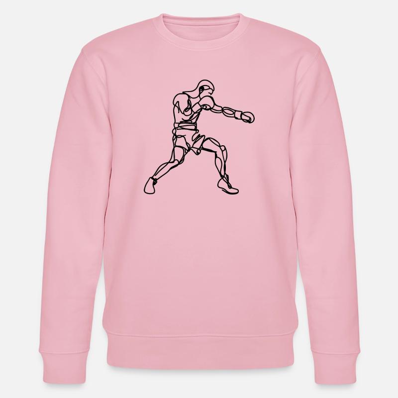 Boxen Grafik - Stanley/Stella Unisex Bio-Sweatshirt CHANGER  - Hellrosa