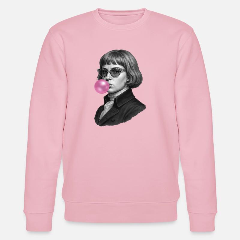 Chewing-gum Jeanne d’Arc - Sweat bio CHANGER Stanley/Stella Unisexe - rose pâle