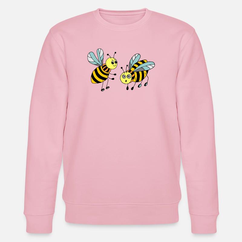 Insectes - Sweat bio CHANGER Stanley/Stella Unisexe - rose pâle