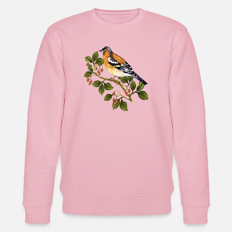 Bunter Vogel - Stanley/Stella Unisex Bio-Sweatshirt CHANGER - Hellrosa