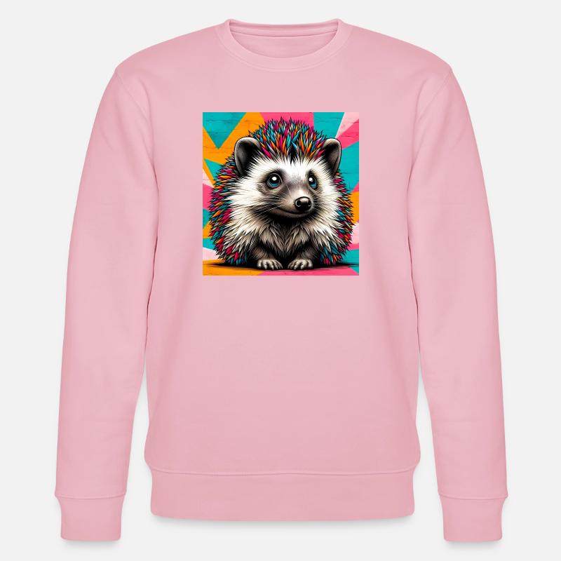 hérisson - Sweat bio CHANGER Stanley/Stella Unisexe - rose pâle