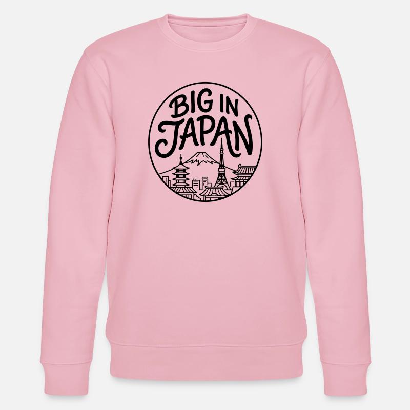 Japon - Sweat bio CHANGER Stanley/Stella Unisexe - rose pâle