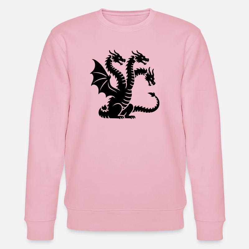 Drache - Stanley/Stella Unisex Bio-Sweatshirt CHANGER  - Hellrosa