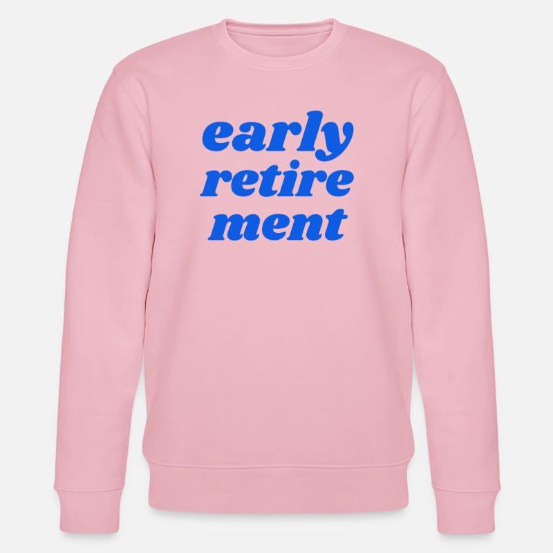 early retirement - Stanley/Stella Unisex Bio-Sweatshirt CHANGER  - Hellrosa