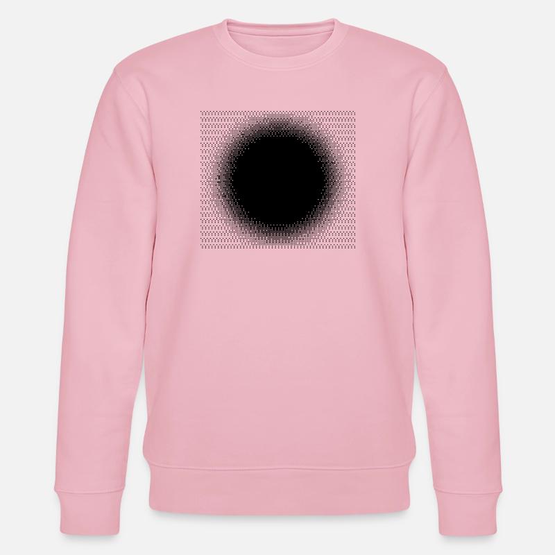 Design des points de soleil noirs - Sweat bio CHANGER Stanley/Stella Unisexe - rose pâle