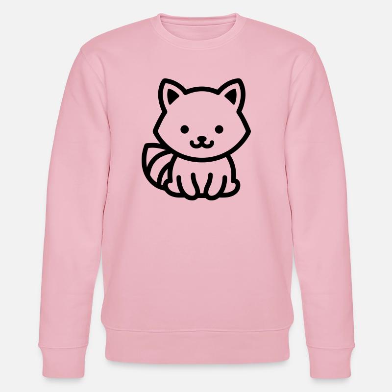 Waschbär - Stanley/Stella Unisex Bio-Sweatshirt CHANGER - Hellrosa