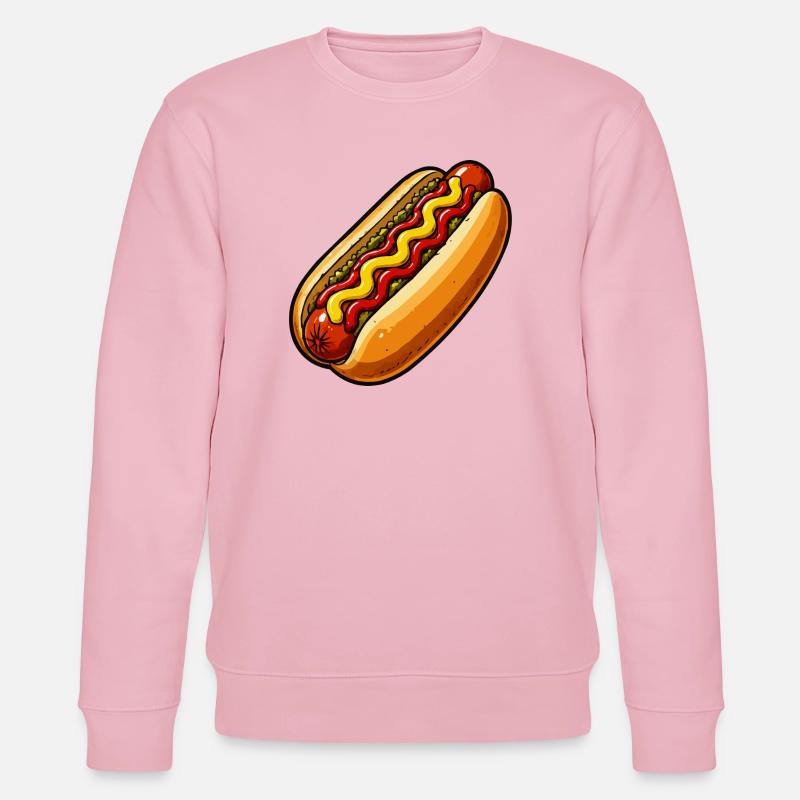 Sandwich - Sweat bio CHANGER Stanley/Stella Unisexe - rose pâle
