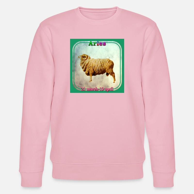 Aries - Stanley/Stella CHANGER Unisex Organic Sweatshirt - cotton pink
