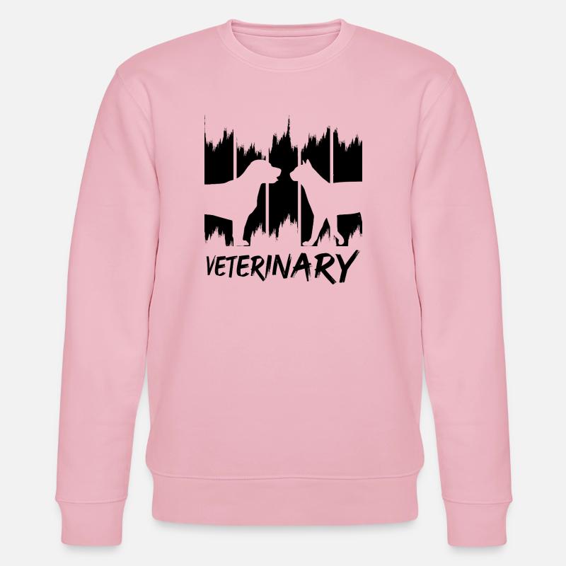 Veterinär - Stanley/Stella Unisex Bio-Sweatshirt CHANGER  - Hellrosa
