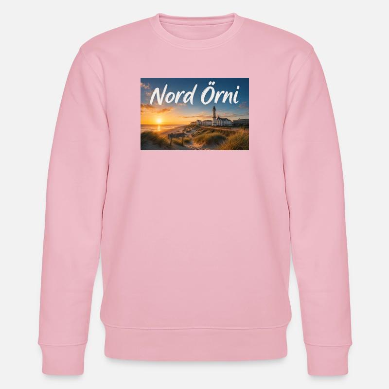 Nord Örni Norderney - Stanley/Stella Unisex Bio-Sweatshirt CHANGER - Hellrosa