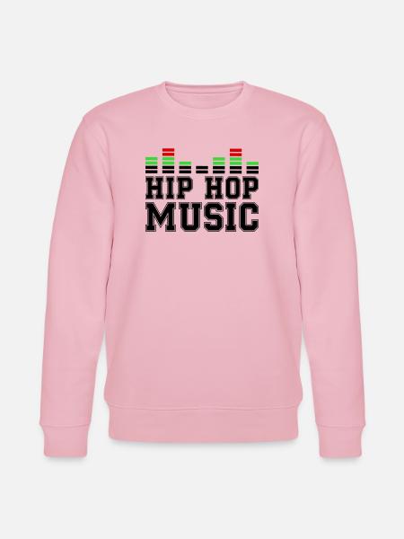 Hip Hop Music - Stanley/Stella Unisex Bio-Sweatshirt CHANGER - Hellrosa