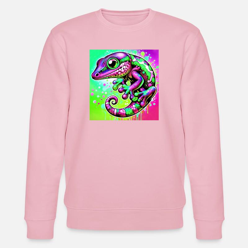 Gecko - Sweat bio CHANGER Stanley/Stella Unisexe - rose pâle