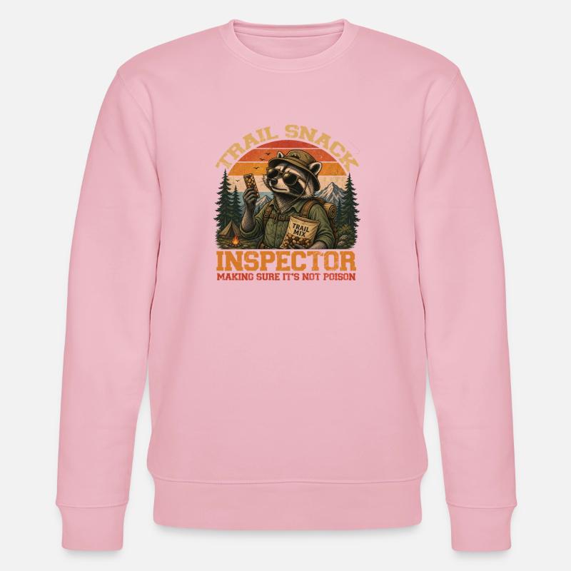 Inspektor für Wandersnacks - Stanley/Stella Unisex Bio-Sweatshirt CHANGER - Hellrosa