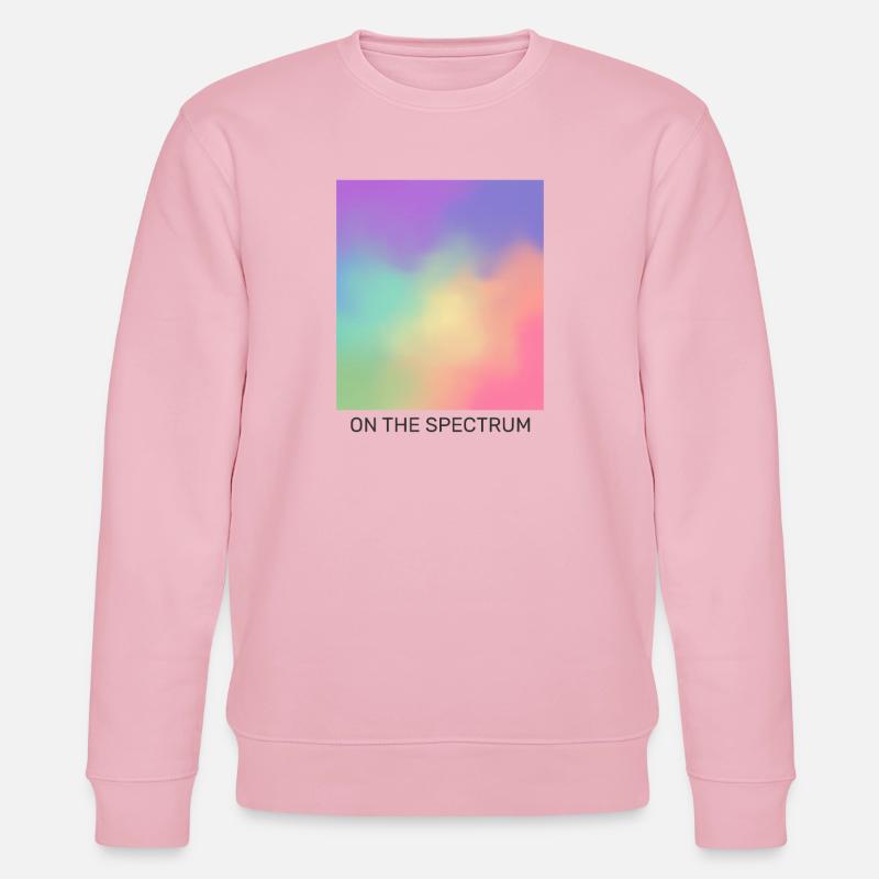 Auf dem Spektrum - Stanley/Stella Unisex Bio-Sweatshirt CHANGER  - Hellrosa