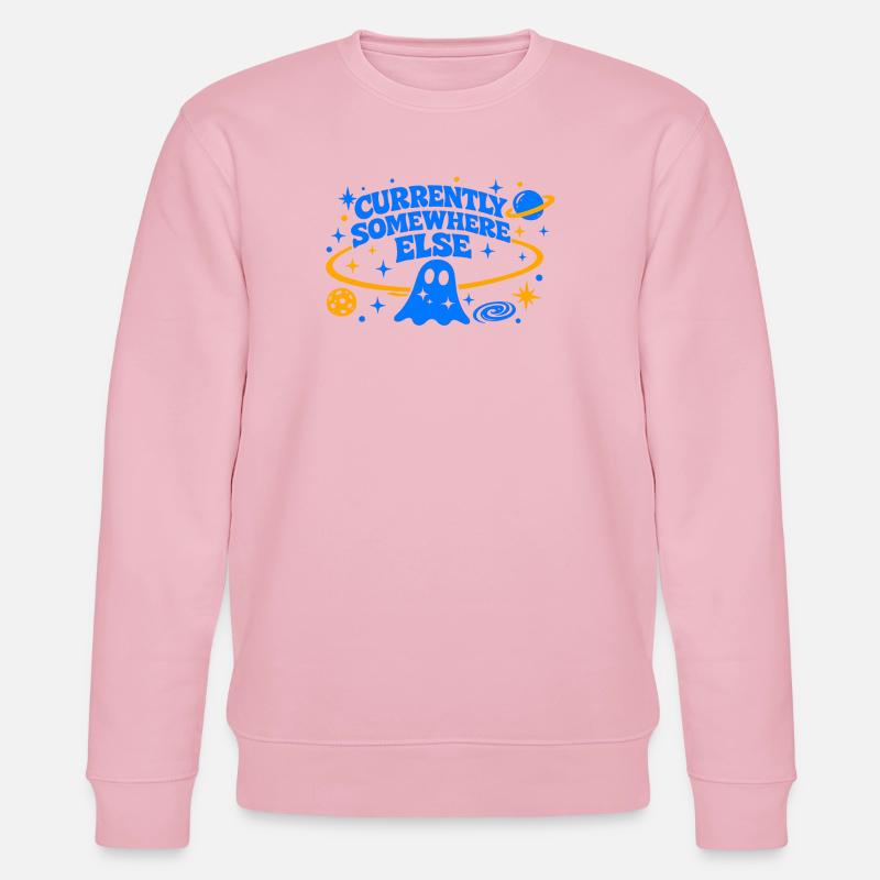 CURRENTLY SOMEWHERE ELSE - Stanley/Stella CHANGER Unisex Organic Sweatshirt - cotton pink