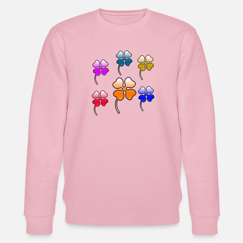 Fleur - Sweat bio CHANGER Stanley/Stella Unisexe - rose pâle