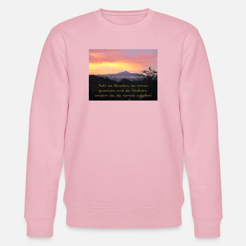 Stärke - Stanley/Stella Unisex Bio-Sweatshirt CHANGER - Hellrosa