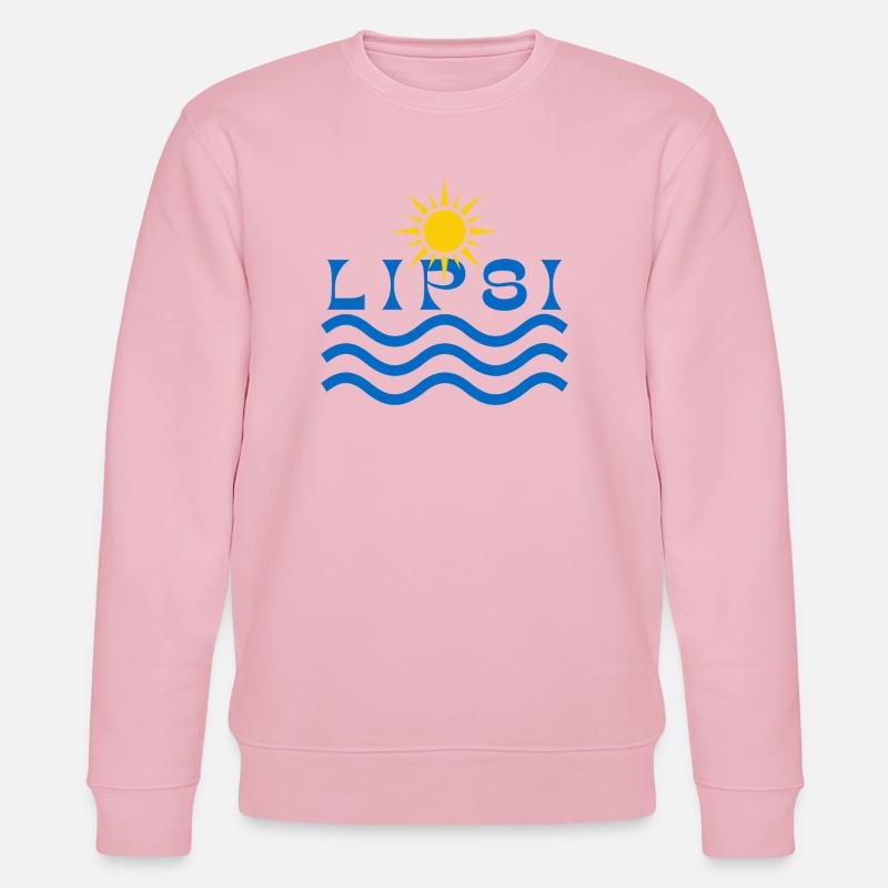 Lipsi Sun waves  - Stanley/Stella CHANGER Unisex Organic Sweatshirt - cotton pink