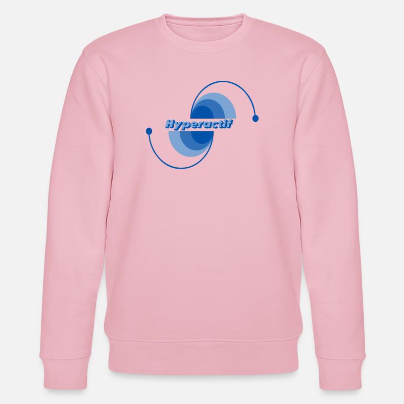 Hyperaktiv - Stanley/Stella Unisex Bio-Sweatshirt CHANGER - Hellrosa