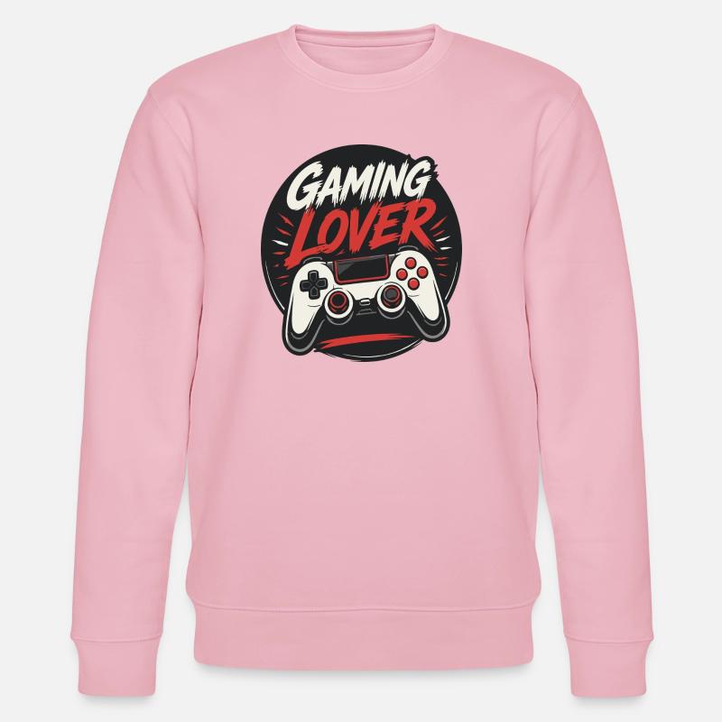 Jeu Manger Sommeil Jeu Répéter - Sweat bio CHANGER Stanley/Stella Unisexe - rose pâle