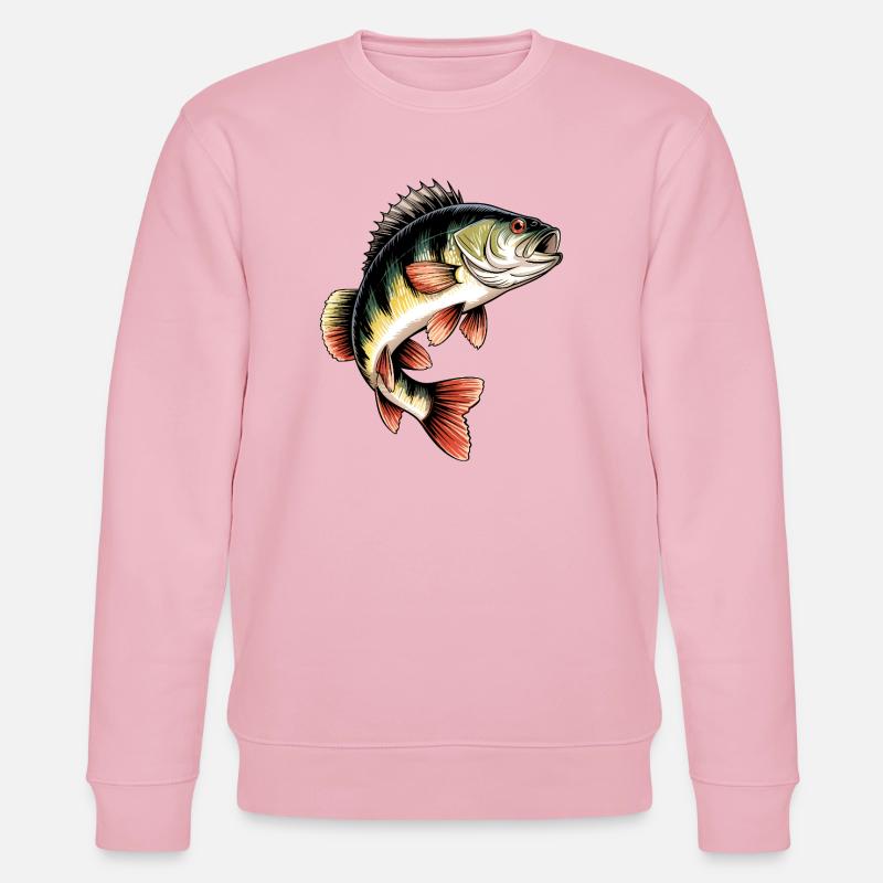 Motif de perche - Sweat bio CHANGER Stanley/Stella Unisexe - rose pâle
