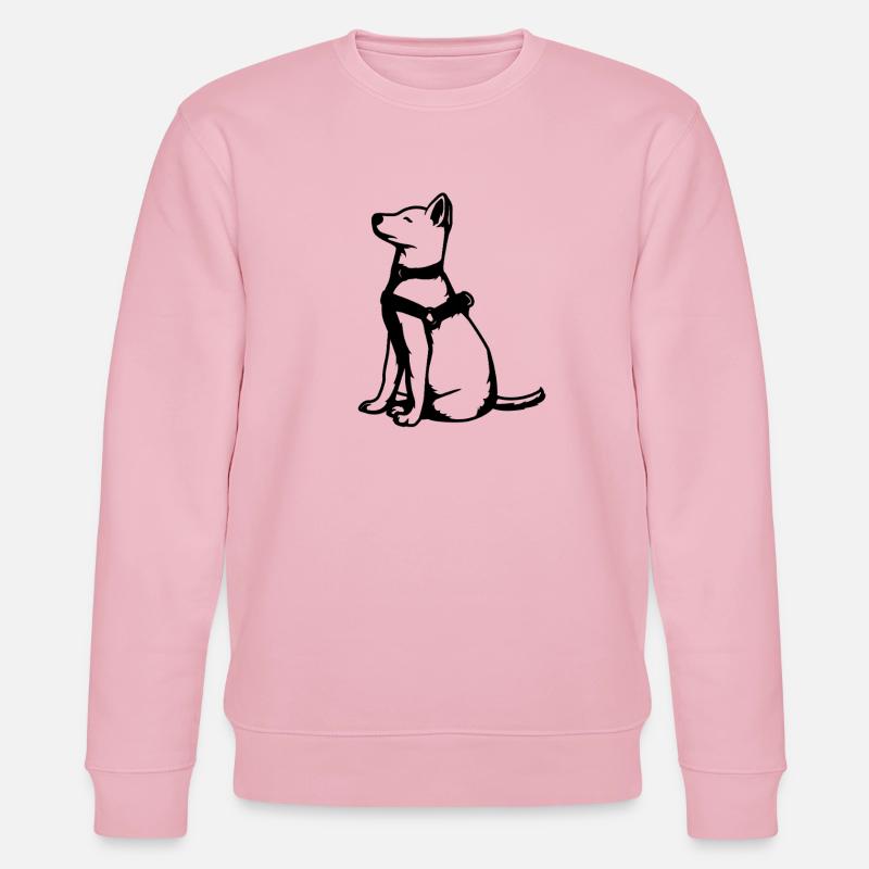 Schäferhund - Stanley/Stella Unisex Bio-Sweatshirt CHANGER - Hellrosa