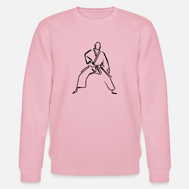 Judo Sketch - Sweat bio CHANGER Stanley/Stella Unisexe - rose pâle
