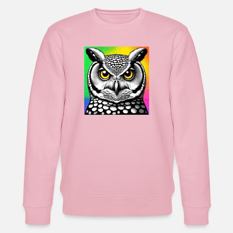 hibou - Sweat bio CHANGER Stanley/Stella Unisexe - rose pâle