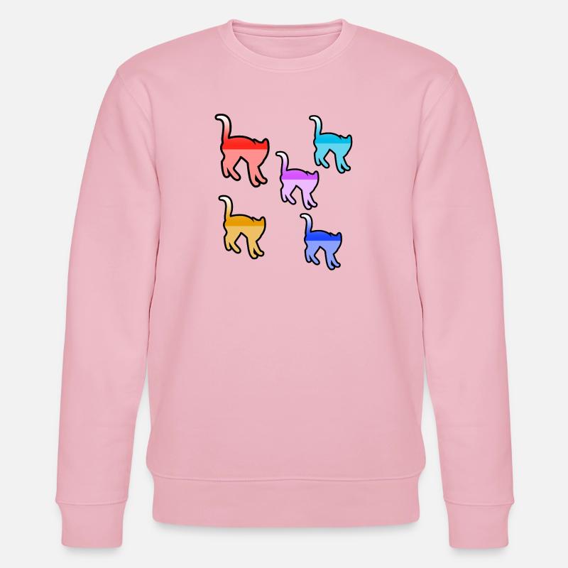 feline - Stanley/Stella CHANGER Unisex Organic Sweatshirt - cotton pink