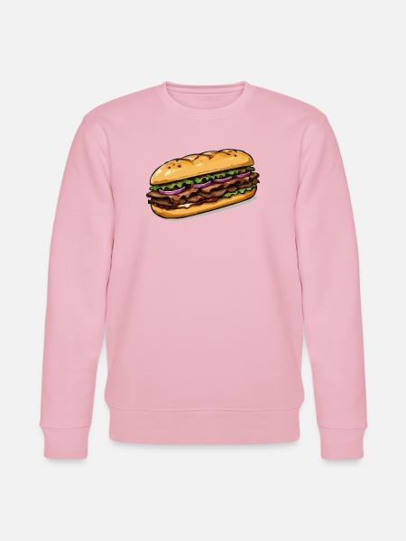 Illustration de sandwich - Sweat bio CHANGER Stanley/Stella Unisexe - rose pâle