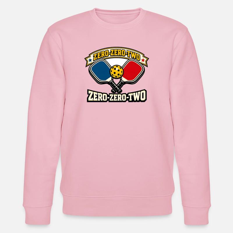 Zero-Zero-Two Paddelball Emblem - Stanley/Stella Unisex Bio-Sweatshirt CHANGER - Hellrosa
