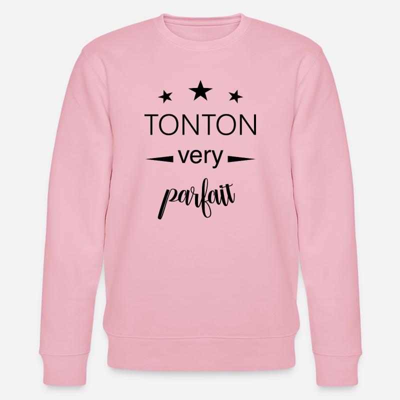 Perfekter Onkel / Onkel Geschenk - Stanley/Stella Unisex Bio-Sweatshirt CHANGER  - Hellrosa
