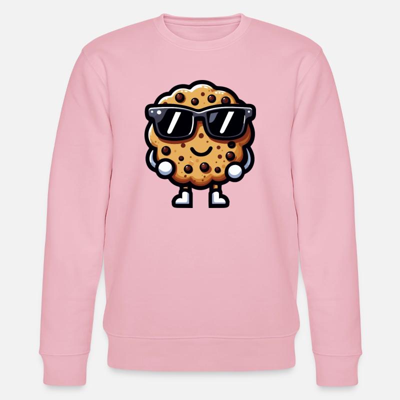 Cookie lunettes soleil chic - Sweat bio CHANGER Stanley/Stella Unisexe - rose pâle