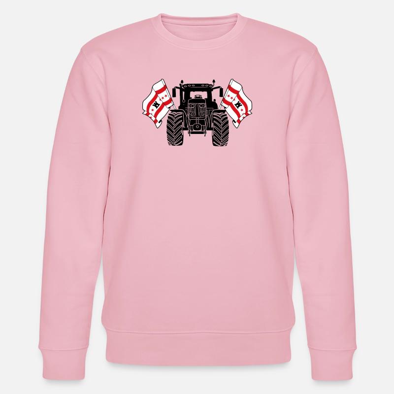 Drenthe_Tractor_Pride - Sweat bio CHANGER Stanley/Stella Unisexe - rose pâle
