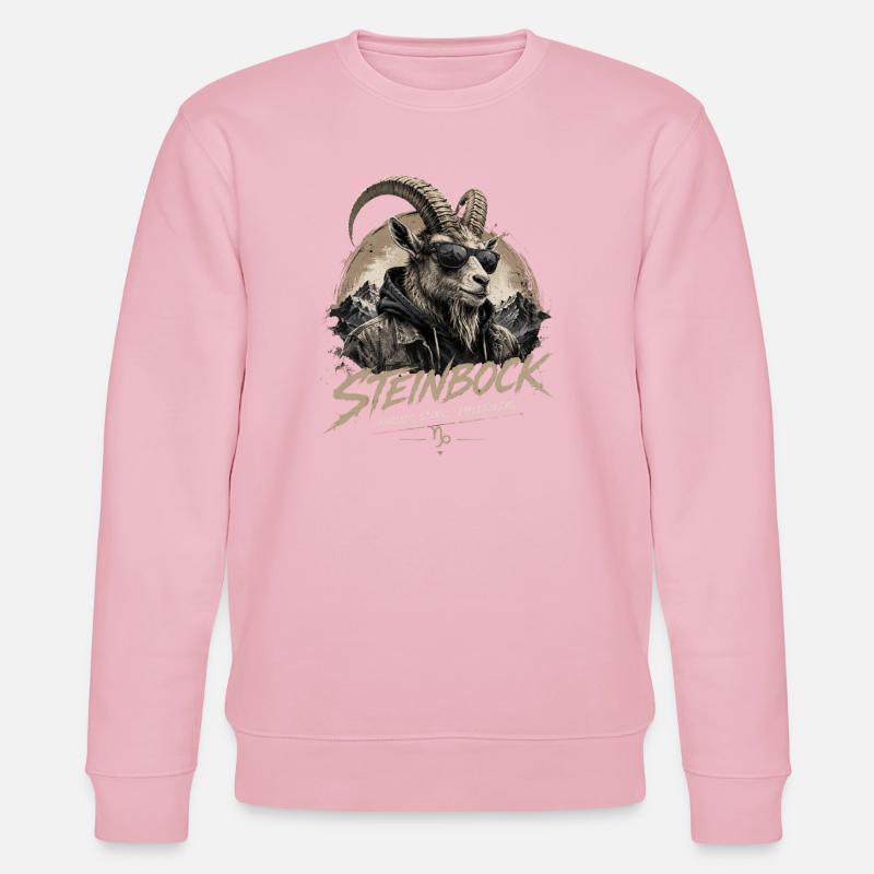 Steinbock Style - Stanley/Stella Unisex Bio-Sweatshirt CHANGER - Hellrosa
