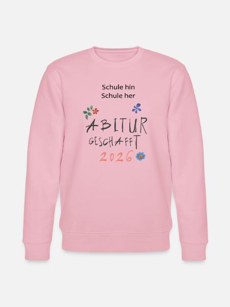 Abitur 2026  - Stanley/Stella Unisex Bio-Sweatshirt CHANGER  - Hellrosa