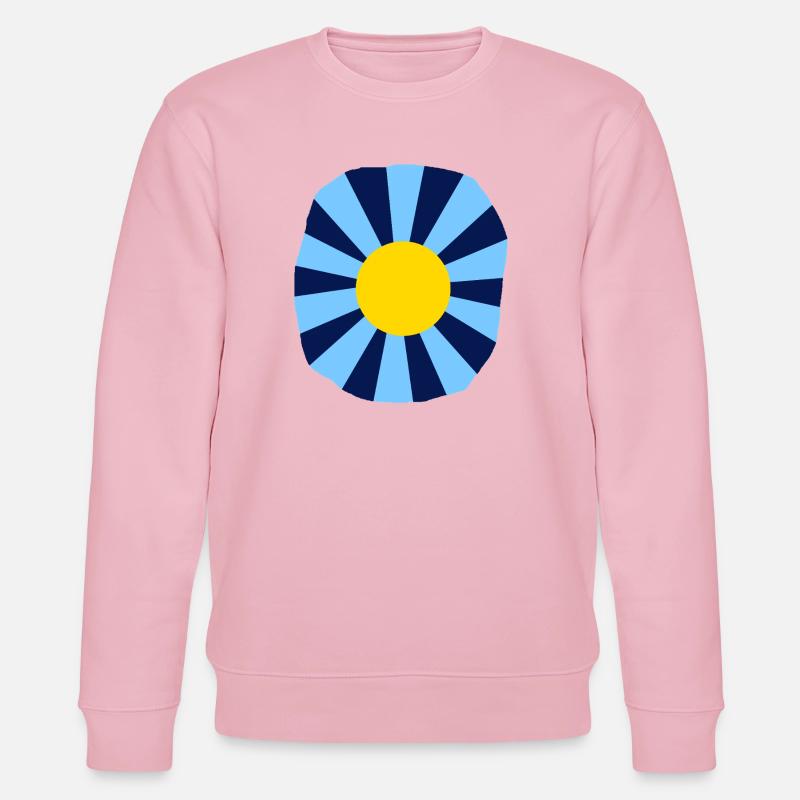 Fleur psychédélique - Sweat bio CHANGER Stanley/Stella Unisexe - rose pâle
