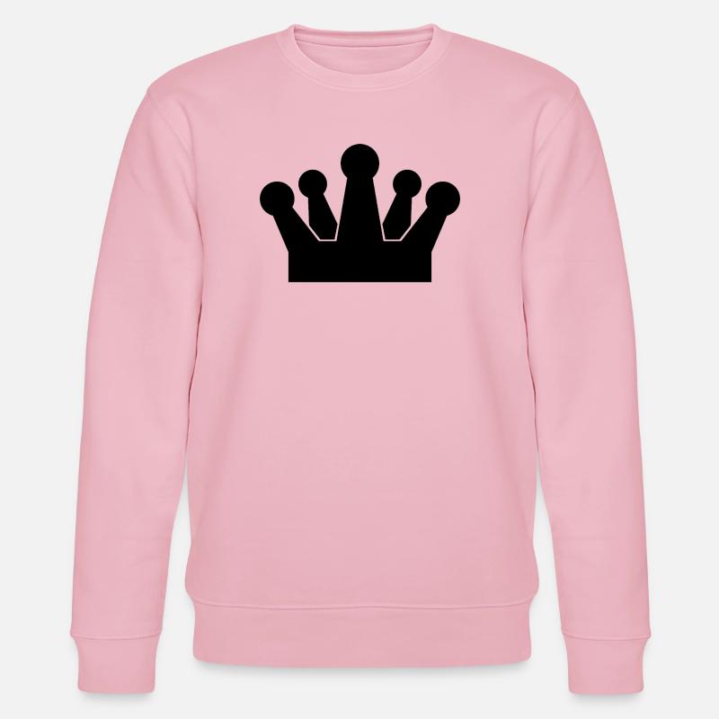 Couronne - Sweat bio CHANGER Stanley/Stella Unisexe - rose pâle