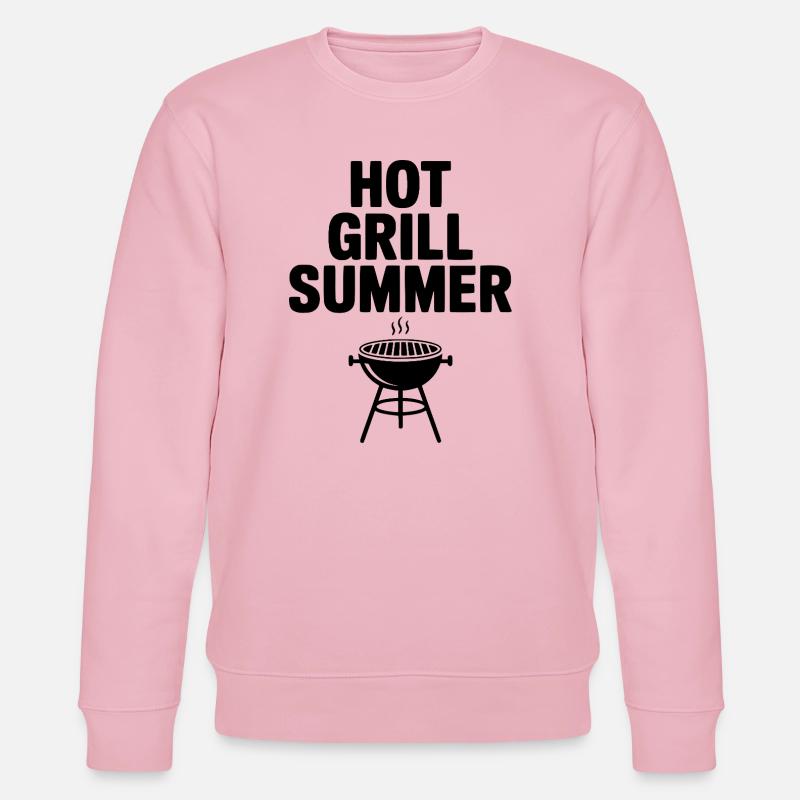 Grill chaud Été - Sweat bio CHANGER Stanley/Stella Unisexe - rose pâle