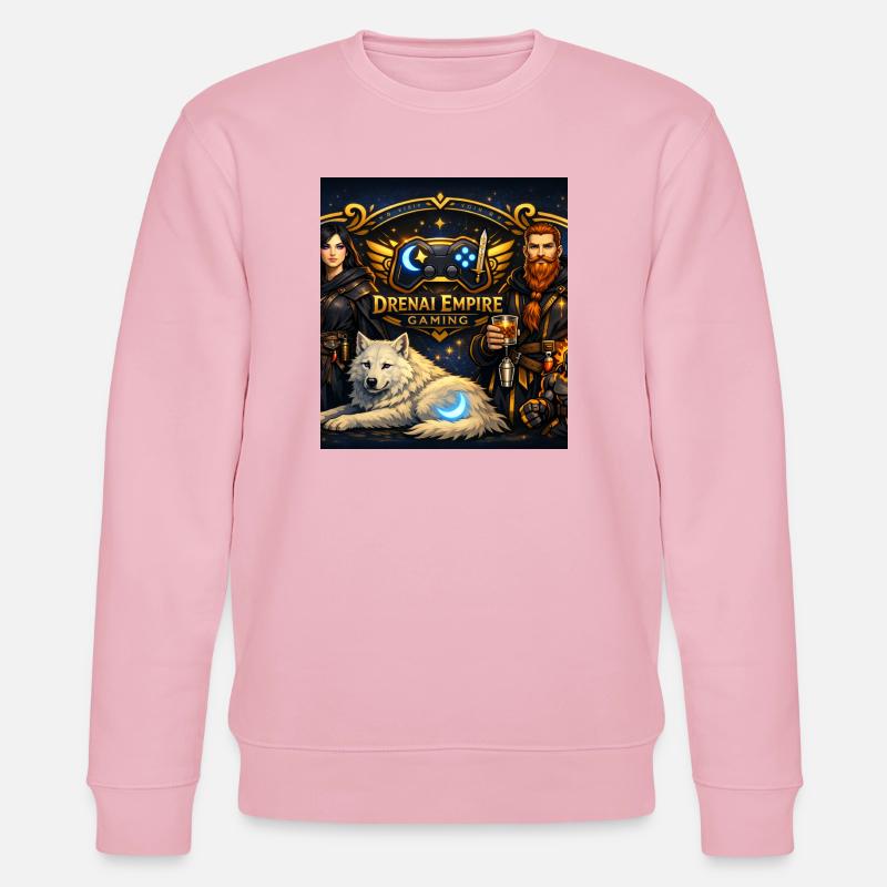 Gaming-Banner-Tee - Stanley/Stella Unisex Bio-Sweatshirt CHANGER  - Hellrosa
