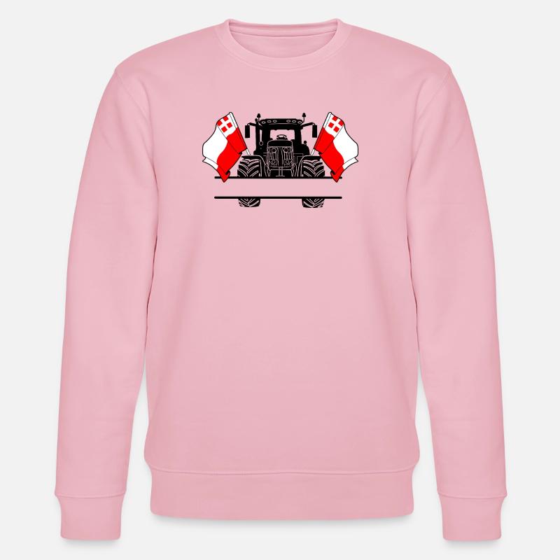 Utrecht_Tractor_Custom_Edition - Stanley/Stella Unisex Bio-Sweatshirt CHANGER  - Hellrosa