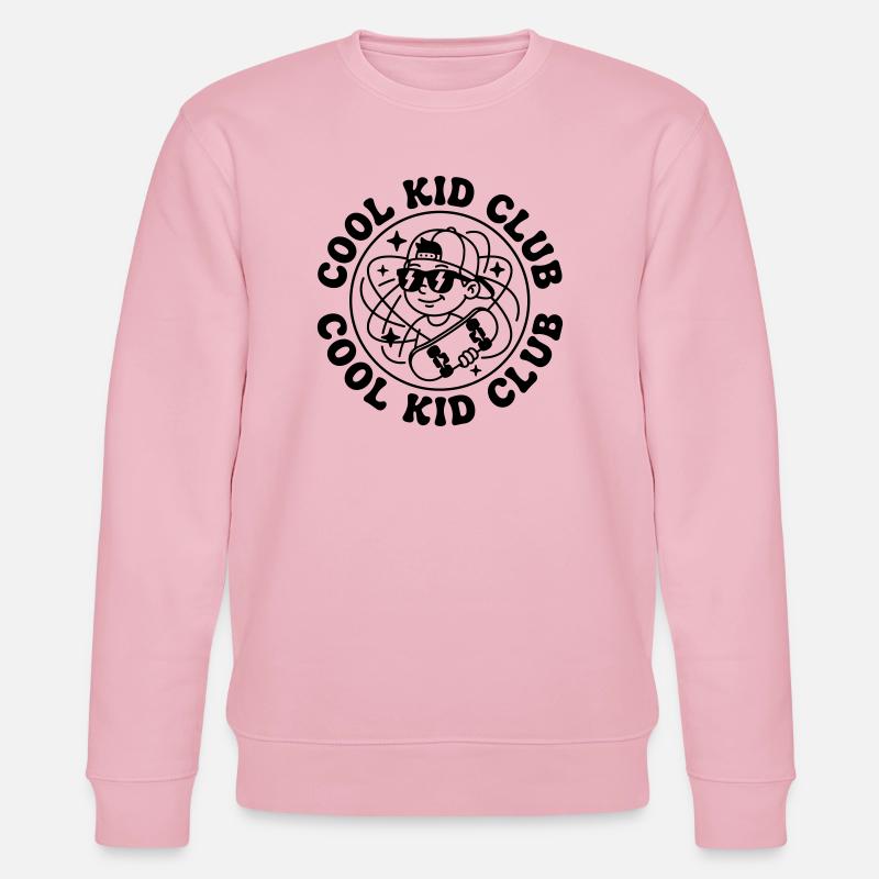 Les enfants cool - Sweat bio CHANGER Stanley/Stella Unisexe - rose pâle